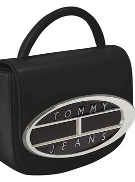 Bolso Tommy Jeans Origin Crossover Negro Mujer