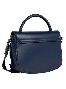 Bolso Tommy Jeans Origin Crossover Azul Para Mujer