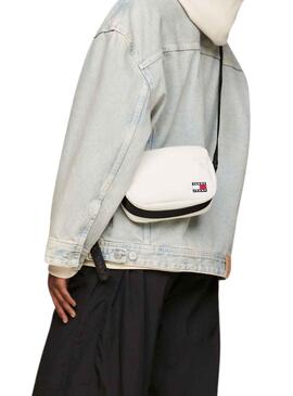 Bolso Tommy Jeans Daily Crossover Blanco Mujer
