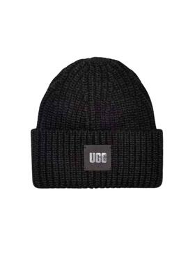 Gorro Ugg Chuncky Rib Negro Para Mujer