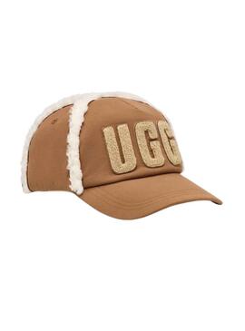 Gorra UGG Bonded Fleece Camel Para Mujer