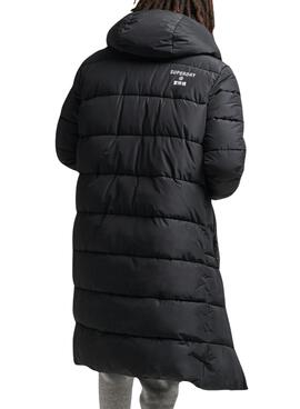 Chaqueta Superdry Longline Sports Negro Hombre