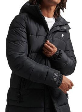 Chaqueta Superdry Longline Sports Negro Hombre