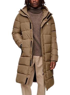 Chaqueta Superdry Longline Sports Marrón Hombre