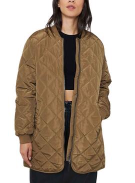 Chaqueta Only Jessica Quilted Marrón para Mujer