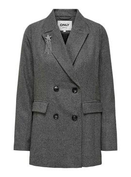 Blazer Only Shay Gris Para Mujer
