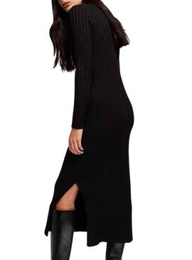 Vestido Only Trier De Punto Negro Para Mujer