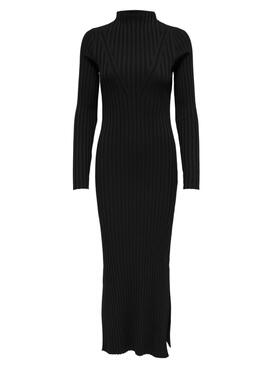Vestido Only Trier De Punto Negro Para Mujer