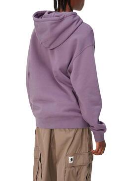 Sudadera Carhartt Hooded W Morado para Mujer
