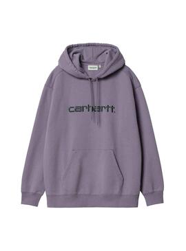 Sudadera Carhartt Hooded W Morado para Mujer