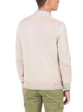 Jersey El Pulpo Arizona Beige Para Hombre