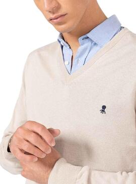 Jersey El Pulpo Arizona Beige Para Hombre