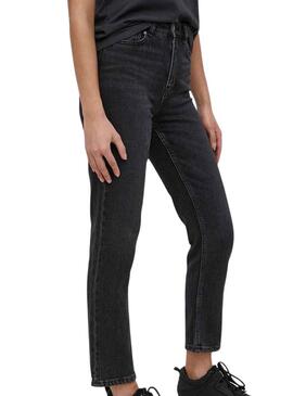 Pantalón Vaquero Only Emily Ank Negro NAS997 Mujer