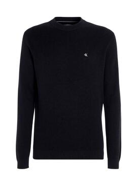 Jersey Calvin Klein Jeans Basic Negro Para Hombre