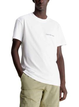 Camiseta Calvin Klein Jeans Basica Blanco