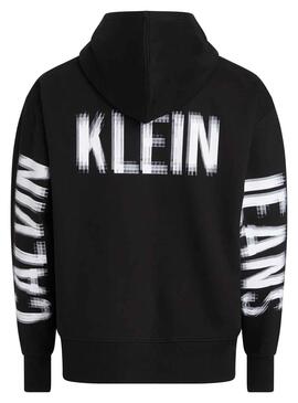 Sudadera Calvin Klein Illusion Negro Para Hombre