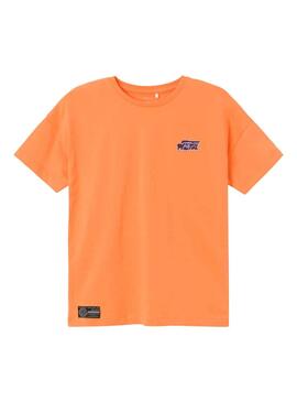 Camiseta Name It Talalle Naranja Para Niño