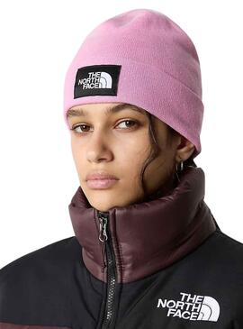 Gorro The North Face Label Rosa Para Mujer