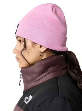 Gorro The North Face Label Rosa Para Mujer