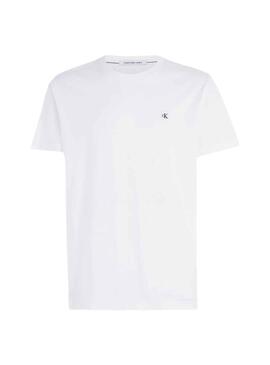 Camiseta Calvin Klein Jeans Embro Badge Blanco
