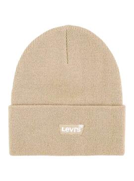 Gorro Levis Slouchy Beige Para Mujer y Hombre