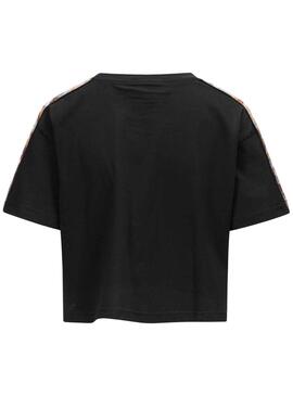 Camiseta Kappa Vapua Negro Para Mujer