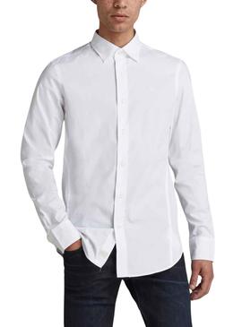 Camisa G-Star Dressed Super Slim Blanco