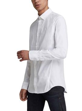 Camisa G-Star Dressed Super Slim Blanco