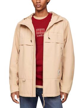 Chuvasquero Tommy Jeans Chicago Beige