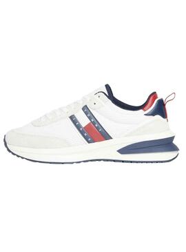 Zapatillas Tommy Jeans Runner Blanco Para Hombre