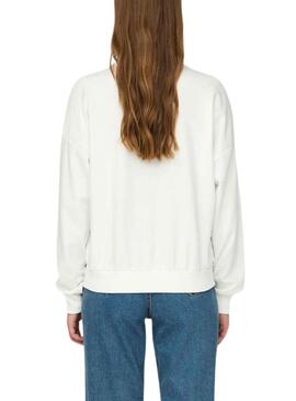 Sudadera Only Runa Blanco Para Mujer