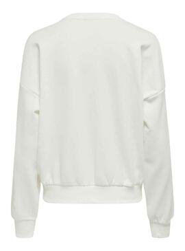 Sudadera Only Runa Blanco Para Mujer