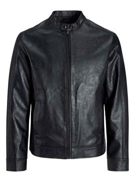 Biker Jack and Jones Cali Negro Para Hombre