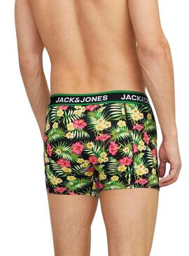 Pack Calzoncillos Jack and Jones Flowers