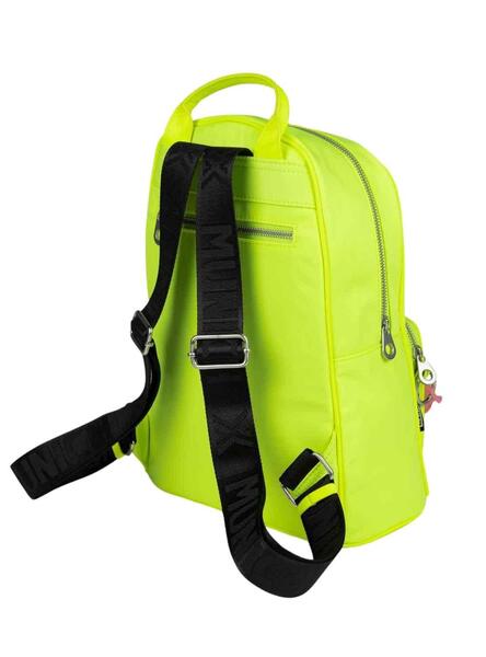 Munich DEEP - Mochila - black neon green/negro 