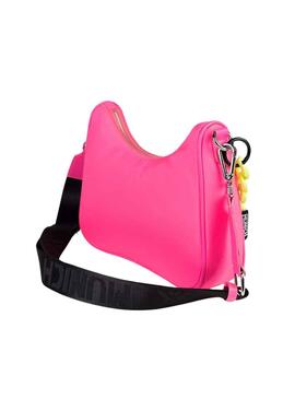 Bolso Munich Rosa Fucsia Baguette Para Mujer