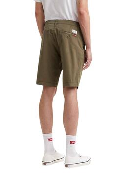 Bermudas Levis Chino Verde Oliva Para Hombre