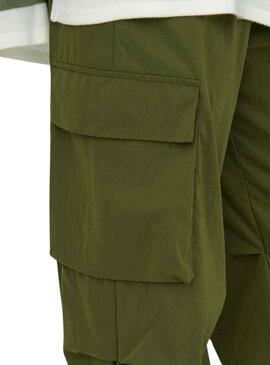 Pantalon Only Ocean Parachute Verde Para Mujer