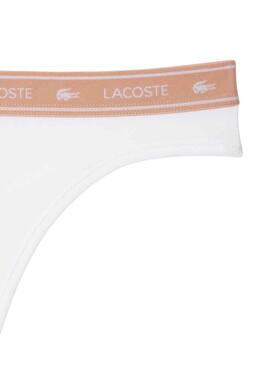 Tanga Lacoste Blanco Para Mujer