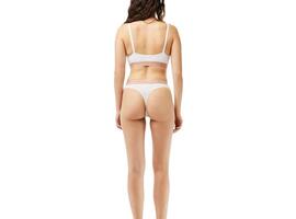 Tanga Lacoste Blanco Para Mujer