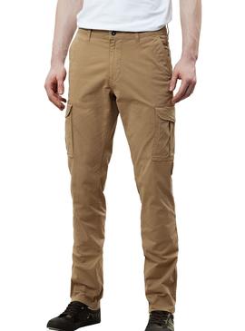 Pantalon Napapijri Moto Stretch Camel Hombre