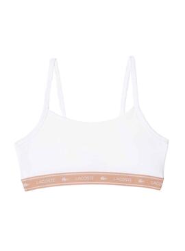 Sujetador Lacoste Brasier Basic Blanco Para Mujer