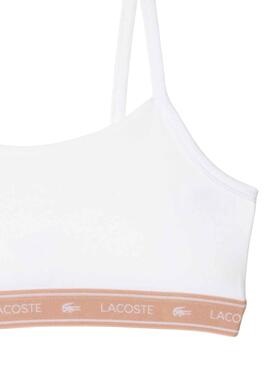 Sujetador Lacoste Brasier Basic Blanco Para Mujer