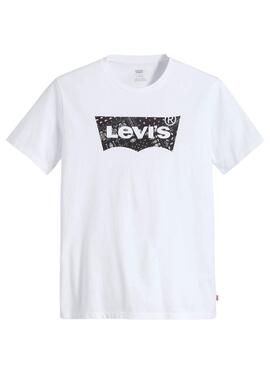 Camiseta Levis Graphic Crewneck Blanco para Hombre