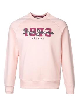 Sudadera Pepe Jeans Meier Rosa para Hombre