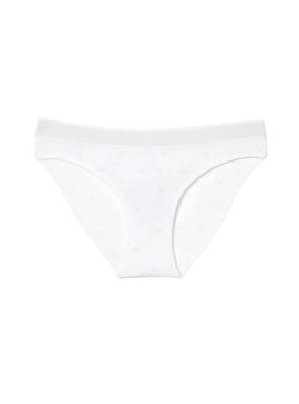 Braguita Lacoste Culotte Blanco para Mujer