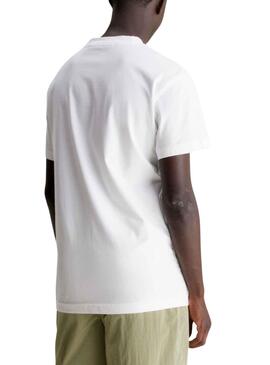 Camiseta Calvin Klein Institutional Blanco Hombre