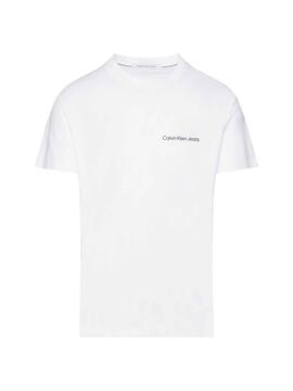 Camiseta Calvin Klein Institutional Blanco Hombre