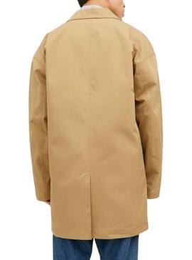 Gabardina Jack And Jones Crease Mac Beige Hombre