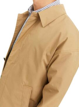 Gabardina Jack And Jones Crease Mac Beige Hombre